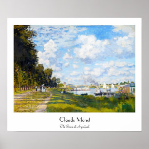 Póster O Basin no Argenteuil Claude Monet