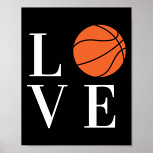 Poster O basquete está ligando para o tênis de basquete