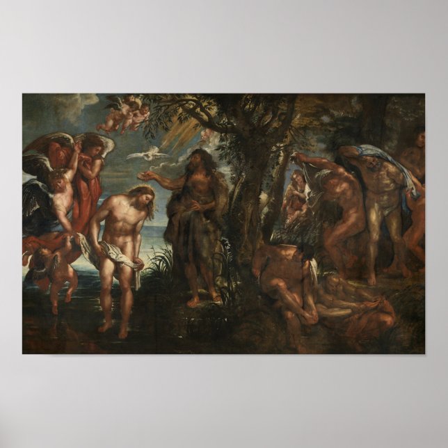 Poster O batismo do Cristo (Frente)