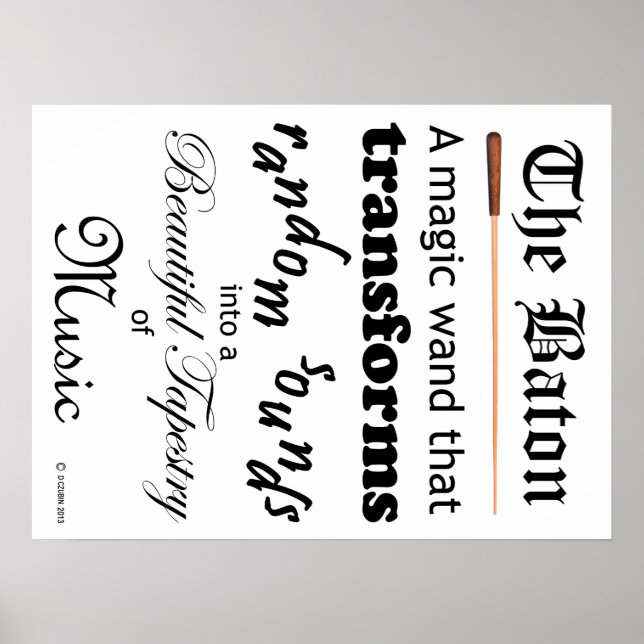 Póster O Baton (Frente)