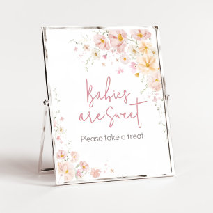 Poster O bebê de flor selvagem em bebês de sangue é doce