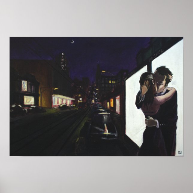 Póster "O Beijo" (Frente)