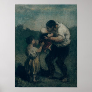 Póster O beijo, c.1845-48