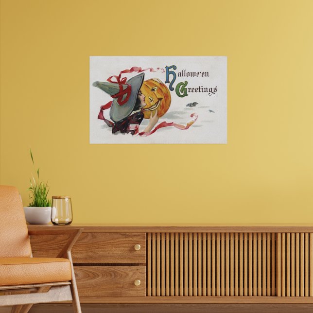 Poster O Beijo da Bruxa: uma Abóbora de Halloween (Sala de Estar 2)