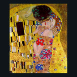 Poster O Beijo de Gustav Klimt<br><div class="desc">Esta pintura intitulada The Kiss é feita pelo famoso artista, Gustav Klimt. Sobre Gustav Klimt Gustav Klimt foi um pintor simbolista austríaco e um dos membros mais proeminentes do movimento Secessão de Viena. Tornou-se um dos membros fundadores e presidente da Sezessão Wiener em 1897 e do periódico do grupo Ver...</div>