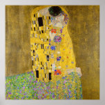 Poster O Beijo de Gustav Klimt<br><div class="desc">Beijo por Gustav Klimt Poster</div>