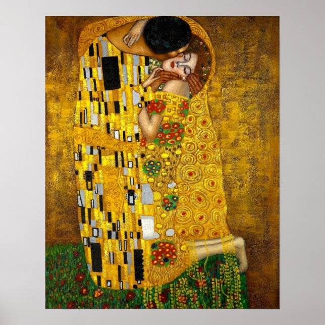 Póster O Beijo De Gustav Klimt (Frente)