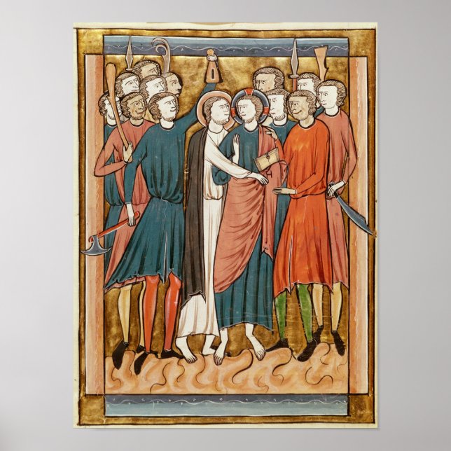 Póster O Beijo de Judas, "Psautier a l'Usage de Paris" (Frente)