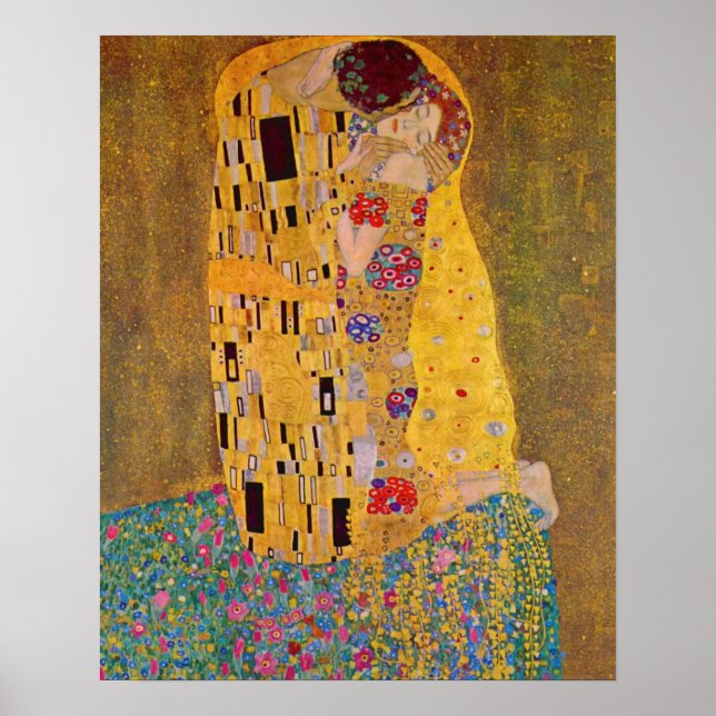 Poster O Beijo de Klimt (Frente)