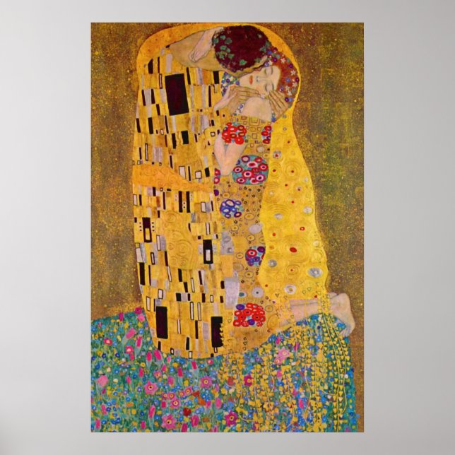 Poster O Beijo de Klimt (Frente)