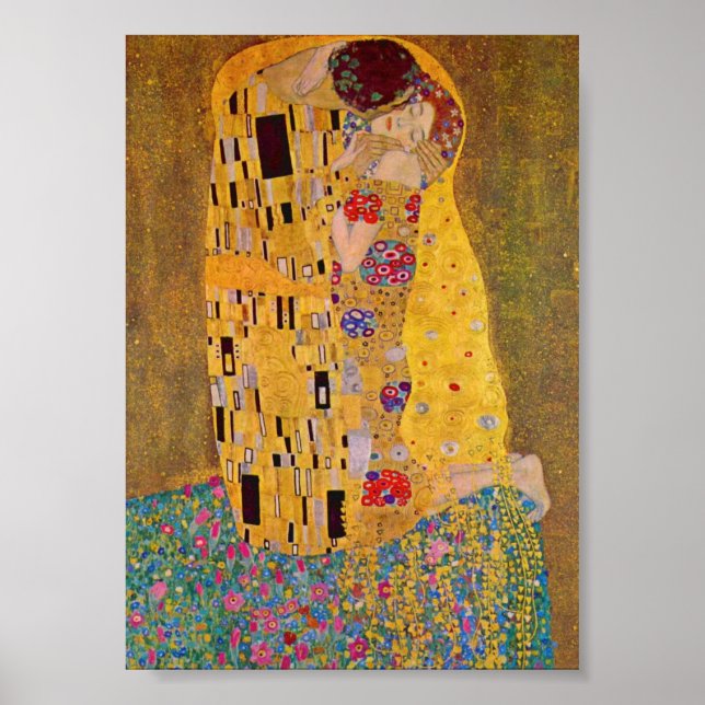 Poster O Beijo de Klimt (Frente)