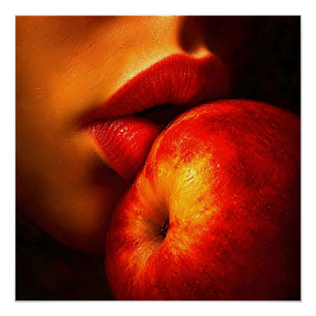 Póster O Beijo de Nectarina – Um Retrato Íntimo (Frente)