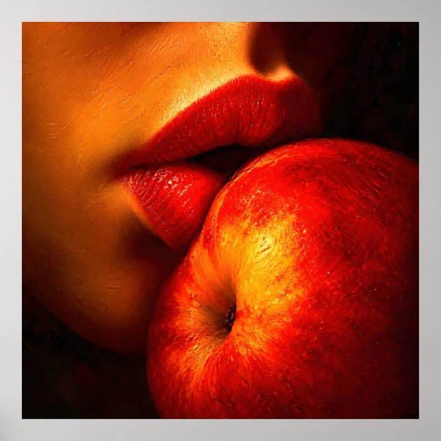 Poster O Beijo de Nectarina – Um Retrato Íntimo (Frente)