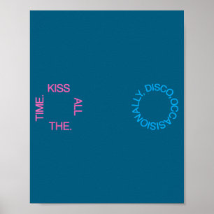 Poster O Beijo Disco de Todos os Tempos Ocasionalmente