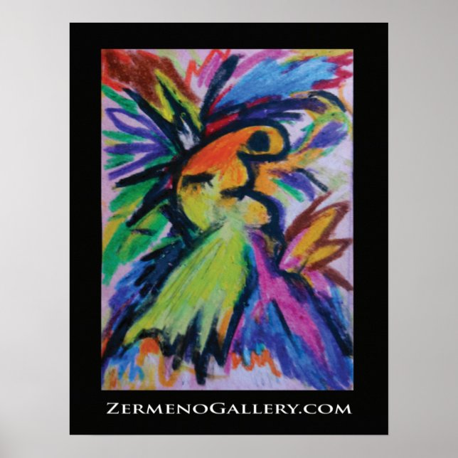 Póster "O Beijo" em ZermenoGallery.com (Frente)