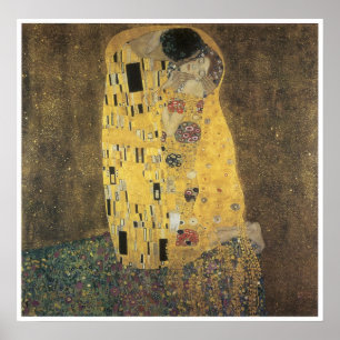 Póster O beijo, Gustavo 1907-08 Klimt