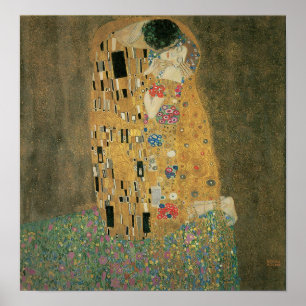 Póster O beijo, Gustavo Klimt