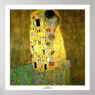 Póster O beijo por Gustavo Klimt