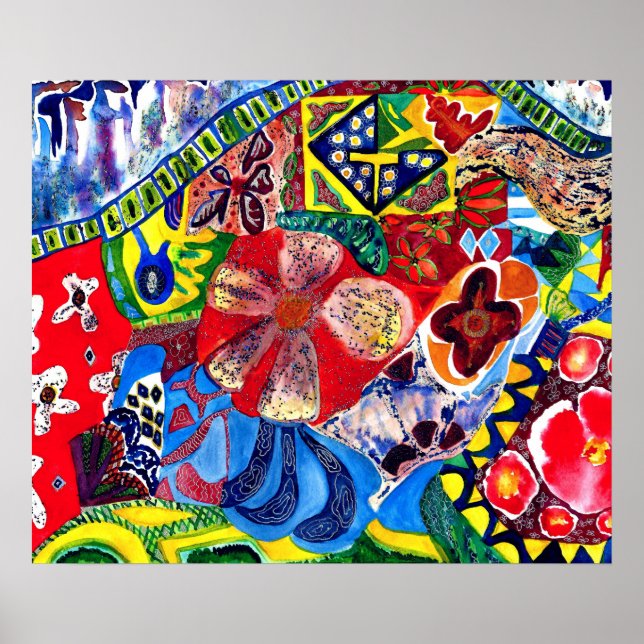 Póster O Bench 1 de Gaudi. (Frente)