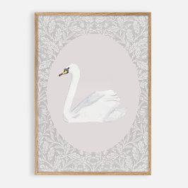 Poster O berçário Swan, vintage