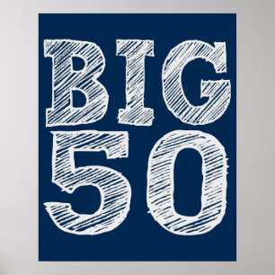 Póster O BIG 50 quinquagésimo aniversário