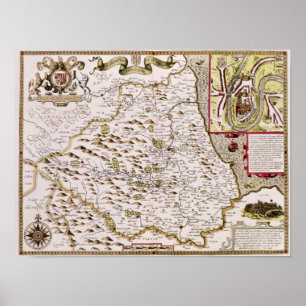 Poster O Bishoprick e a cidade de Durham
