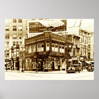 Póster O bloco de triângulo