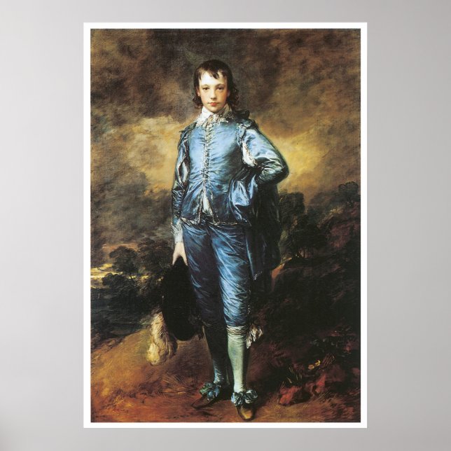 Póster O Blue Boy, c. 1770 Thomas Gainsborough (Frente)
