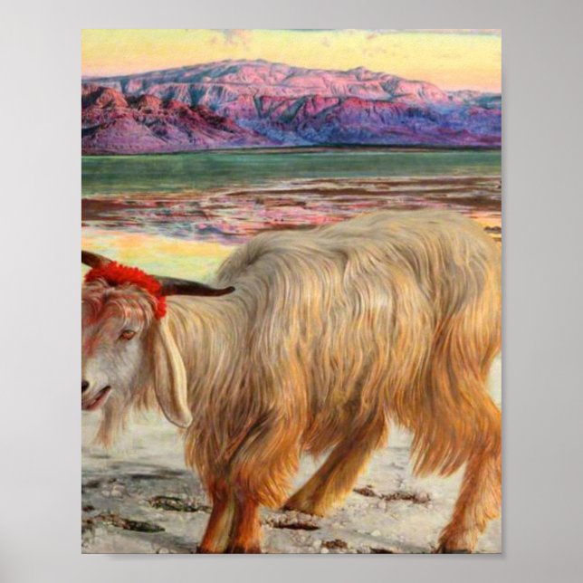Poster O bode expiatório William Holman Hunt (Frente)