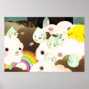 Póster O bom tempo britânico velho 2014