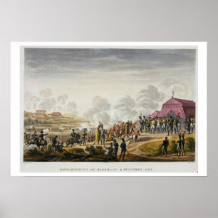 Poster O bombardeio de Madrid, o 4 de dezembro de 1808,