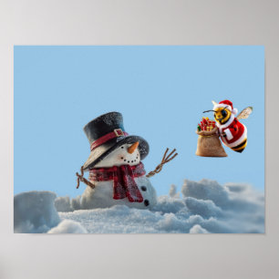 Poster O Boneco de Neve e a Abelha