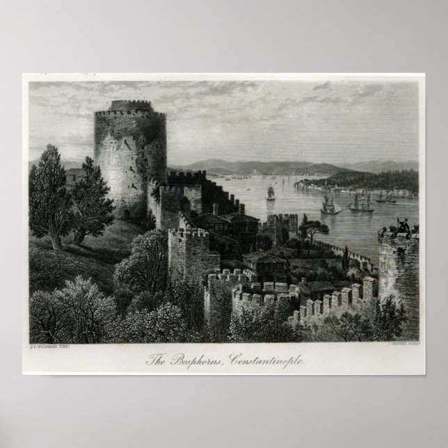 Póster O Bósforo, Constantinopla (Frente)