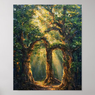 Poster O Bosque Senciente: Uma Aparição Dourada se Manife
