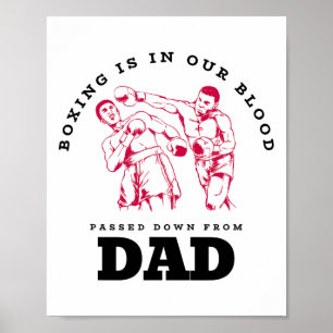 Poster O boxe está no nosso sangue, passado pelo pai