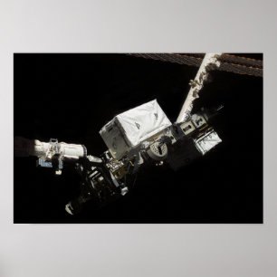 Poster O braço robótico do sistema de manipulador remot