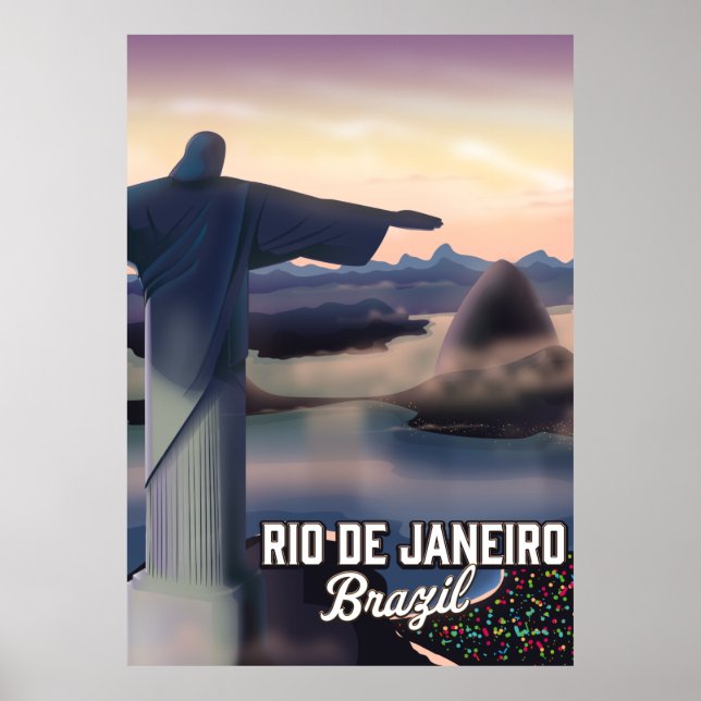 Poster O Brasil do Rio de Janeiro trave a poster. (Frente)