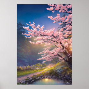 Poster O Brilho do Sol e a Graça do Sakura