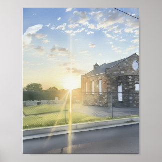 Poster O brilho do sol pela manhã