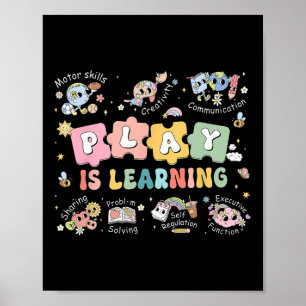 Poster O Brincar é Aprender Professor Aluno Primeiro Dia 