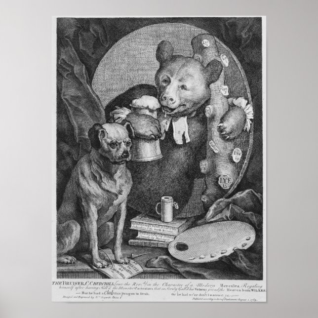 Poster O Bruiser Charles Churchill, uma vez (Frente)