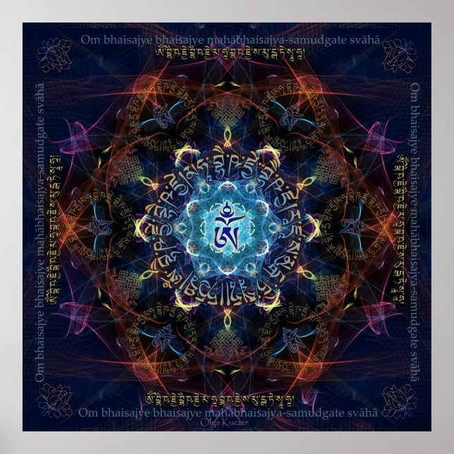 Póster O Buda Medicina - Bhaisajyaguru (Frente)