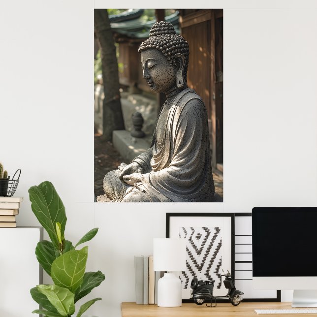 Poster O Buddha Silencioso (Escritório em casa)