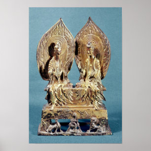 Póster O Buddhas Prabhutaratna e Sakyamuni