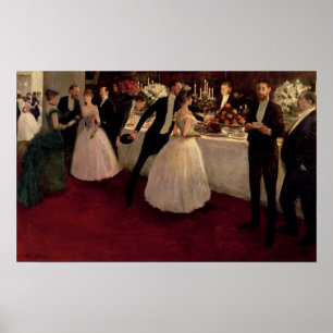 Póster O bufete, 1884