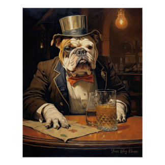 Póster O Bulldog 002 - Odessa Leyendecker