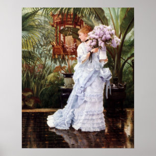 Poster O Bunch of Lilacs de James Tissot