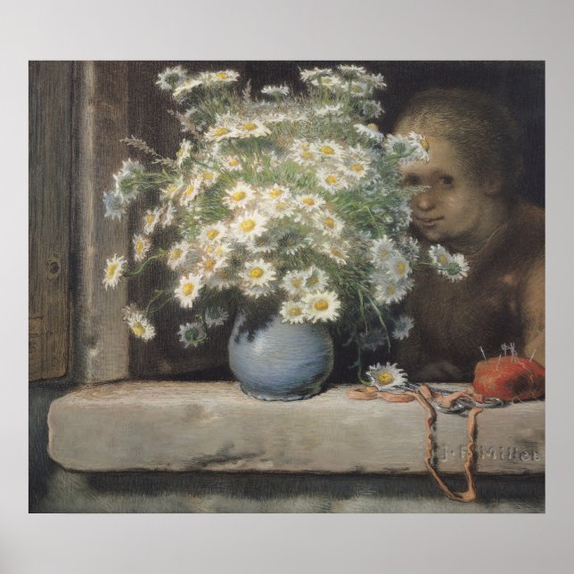 Poster O Buquê de Margueritas, 1866 (Frente)