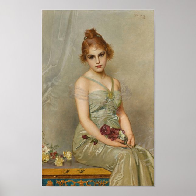 Poster O Buquê de Vittorio Matteo Corcos (Frente)
