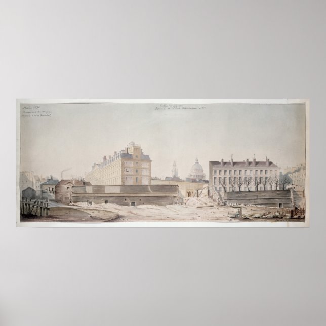 Poster O Buraco no Monge Rue (Frente)